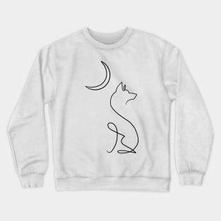 Moon wolf Crewneck Sweatshirt